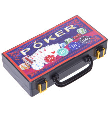 Набір для покеру у пластиковому кейсі Poker game set Poker game set SP-Sport 100 фішок