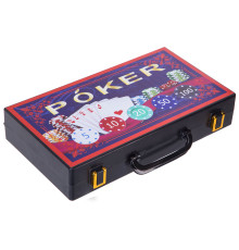 Набір для покеру у пластиковому кейсі Poker game set Poker game set SP-Sport 200 фішок