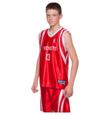 Форма баскетбольна дитяча NBA клуб Houston Rockets, Miami Heat 13 S-2XL кольори в асортименті