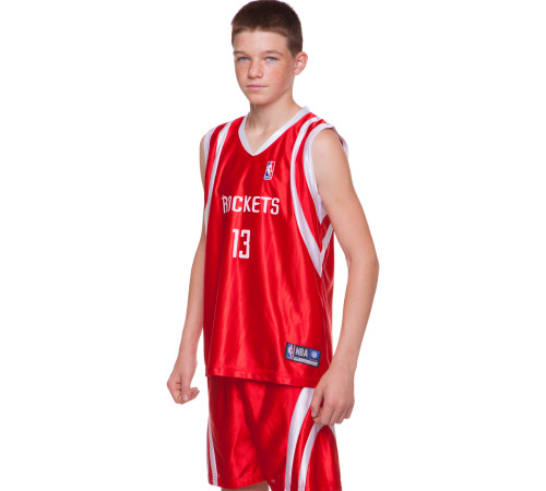 Форма баскетбольна дитяча NBA клуб Houston Rockets, Miami Heat 13 S-2XL кольори в асортименті
