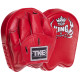 Міні-лапа боксерська зігнута тренувальна шкіра TOP KING Professional 16x15x5см 2штуки кольори в асортименті