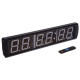 Таймер спортивний інтервальний для залу з пультом GYM TIMER Zelart 73x15,5x4см чорний