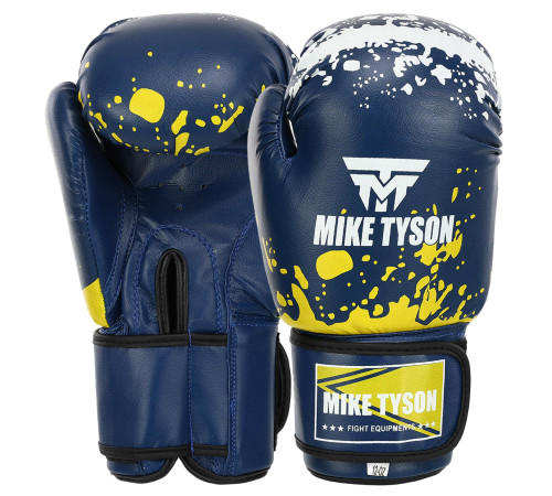 Перчатки боксерские на липучке PVC MIKE TYSON 10-14унций цвета в ассортименте