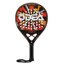 Ракетка для падел-тенісу Padel ODEAR POWER ROUND чорний-помаранчевий