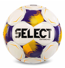 М'яч футбольний SELECT DIAMOND FIFA BASIC V26 №5 білий помаранчевий
