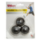 М'яч для сквошу WILSON STAFF DOUBLE YEL DOT 3шт чорний