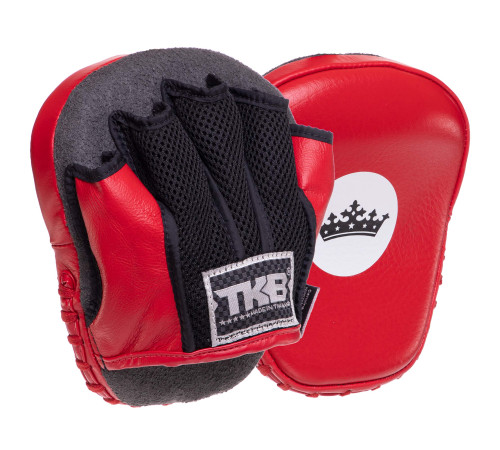 Міні-лапа боксерська зігнута тренувальна шкіра TOP KING Light Weight 18x15x4см 2штуки кольори в асортименті