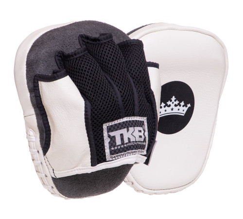 Міні-лапа боксерська зігнута тренувальна шкіра TOP KING Light Weight 18x15x4см 2штуки кольори в асортименті