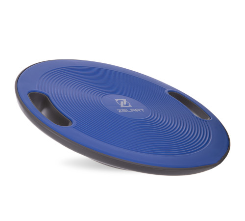 Диск балансировочный балансборд BALANCE BOARD Zelart 40х8см синий-серый