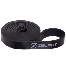 Гума петля для підтягувань та тренувань стрічка силова Zelart POWER LOOP 16-32кг чорний