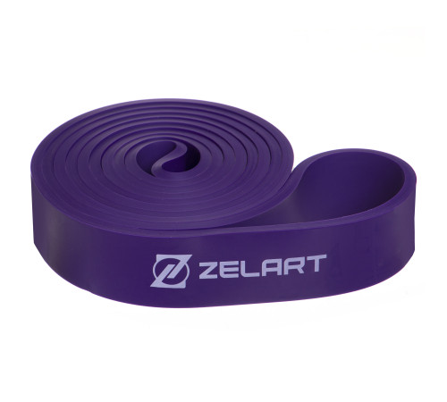 Гума петля для підтягувань та тренувань стрічка силова Zelart POWER LOOP 20-45кг фіолетовий