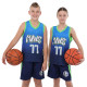 Форма баскетбольная детская NBA клуб Mavs 77 S-2XL синий-желтый