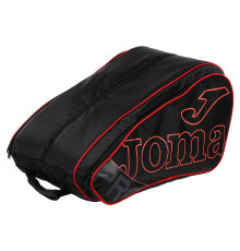 Тенісна сумка для ракеток падів тенісу на 2 ракетки Joma TORNEO 58x31x31см чорний-червоний