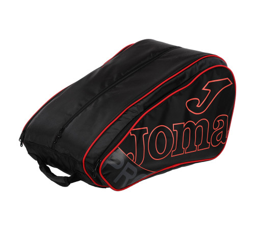 Тенісна сумка для ракеток падів тенісу на 2 ракетки Joma TORNEO 58x31x31см чорний-червоний