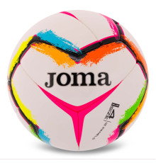 М'яч футбольний Joma HALLEY II №4 білий-рожевий