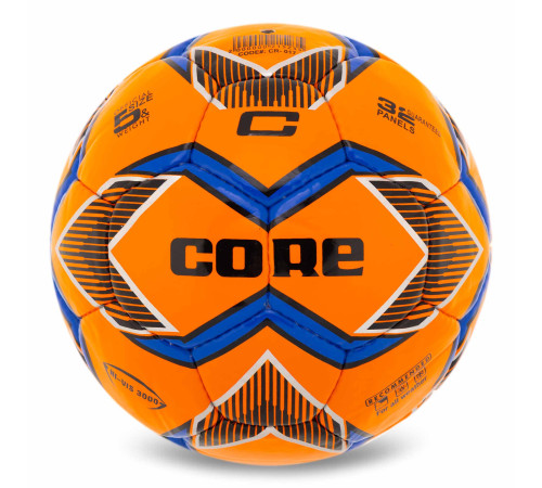 М'яч футбольний CORE HI VIS3000 №5 PU червоний