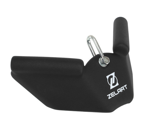 Рукоятка для обратной тяги c узким хватом Reverse Grip нескользящее покрытие Zelart 30см черный