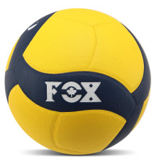 Мяч волейбольный FOX №5 PU желтый-синий