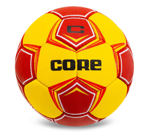 М'яч гандбольний CORE PLAY STREAM размер 2 жовтий-червоний