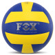 Мяч волейбольный FOX №5 PU желтый-синий
