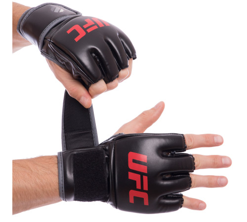 Рукавиці для змішаних єдиноборств MMA UFC Contender L-XL чорний