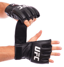Рукавиці для змішаних єдиноборств MMA UFC Pro XL чорний