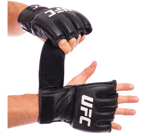 Рукавиці для змішаних єдиноборств MMA UFC Pro XL чорний