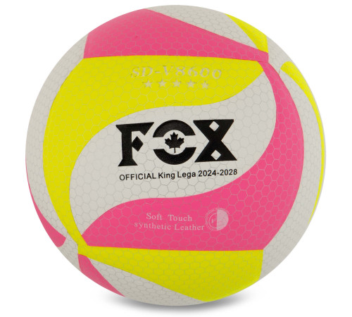 Мяч волейбольный FOX №5 PU цвета в ассортименте