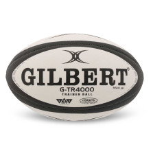 М'яч для регбі дитячий MIDI GILBERT розмір 2 білий-чорний