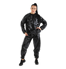 Костюм-сауна для схуднення SAUNA SUIT ZELART розмір 2XL/50-54 чорний