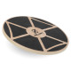 Диск балансувальний балансборд дерев'яний WOOD BALANCE BOARD Zelart 39x7,5см чорний