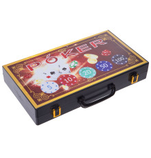 Набір для покеру у пластиковому кейсі Poker game set Poker game set SP-Sport 300 фішок