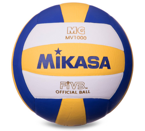 М'яч волейбольний MIKASA №5 PU синій-жовтий-білий