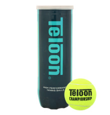 М'ячі для великого тенісу TELOON CHAMPIONSHIP 3шт салатовий