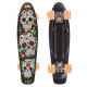 Пенні борд Penny Board круїзер пластиковий з колесами які світяться FISH чорний