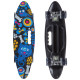 Пенні борд Penny Board круїзер пластиковий з колесами які світяться та ручкою для перенесення 24" SP-Sport синій-чорний