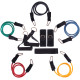 Эспандер многофункциональный для фитнеса 5 жгутов Resistance Band SP-Sport в чехле разноцветный
