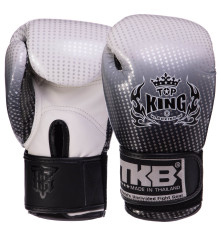 Рукавиці боксерські дитячі на липучці шкіряні TOP KING Super Star S-L кольори в асортименті