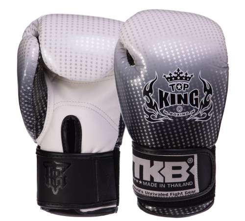 Рукавиці боксерські дитячі на липучці шкіряні TOP KING Super Star S-L кольори в асортименті
