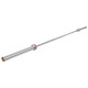 Гриф для штанги сталевий хромований Олімпійський професійний прямий з підшипником Zelart довжина 2,18м ø50мм хром