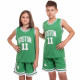 Форма баскетбольна дитяча NBA клуб Boston Celtics 11 S-2XL зелений-білий
