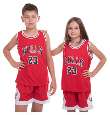 Форма баскетбольна дитяча NBA клуб Chicago Bulls 23 S-2XL кольори в асортименті