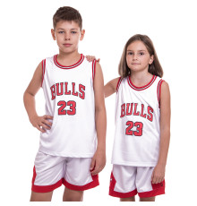Форма баскетбольна дитяча NBA клуб Chicago Bulls 23 S-2XL кольори в асортименті