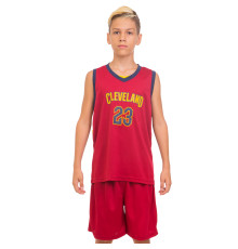 Форма баскетбольна дитяча NBA клуб Cleveland Cavaliers 23 M-2XL бордовий-синій