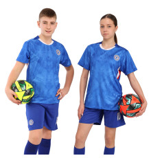 Форма футбольна дитяча із символікою футбольного клубу CHELSEA домашня 2026 SP-Sport 20-30 синій