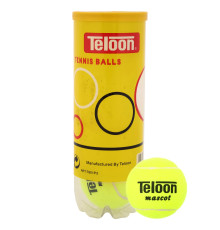 М'ячі для великого тенісу TELOON MASCOT 3шт салатовий