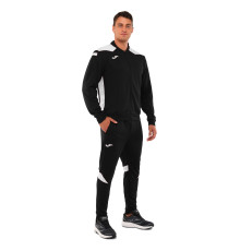 Костюм спортивний кофта на блискавці та штани Joma CHAMPIONSHIP VI 6XS-2XL чорний-білий