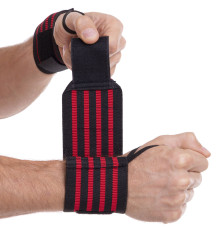 Бинти кистьові для жиму STRENGTH WRIST WRAPS Zelart 2штуки кольори в асортименті