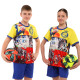 Форма футбольная детская RONALDO 7 SP-Sport 20-30 желтый-синий