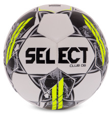 М'яч футбольний SELECT CLUB DB FIFA Basic V23 №5 білий-сірий